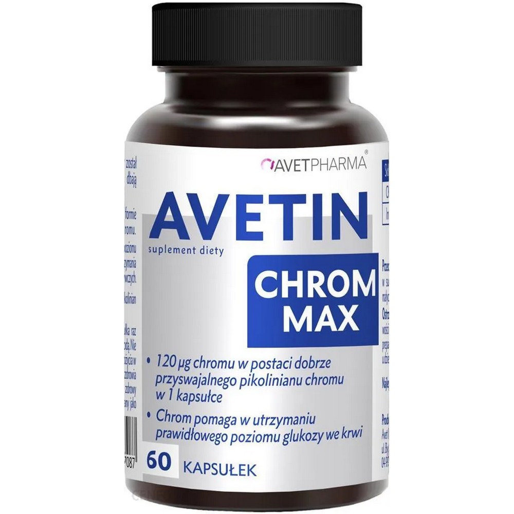 Avet Pharma Avetin Chrom Max 60 Caps. Avet Pharma Avetin Chrom Max