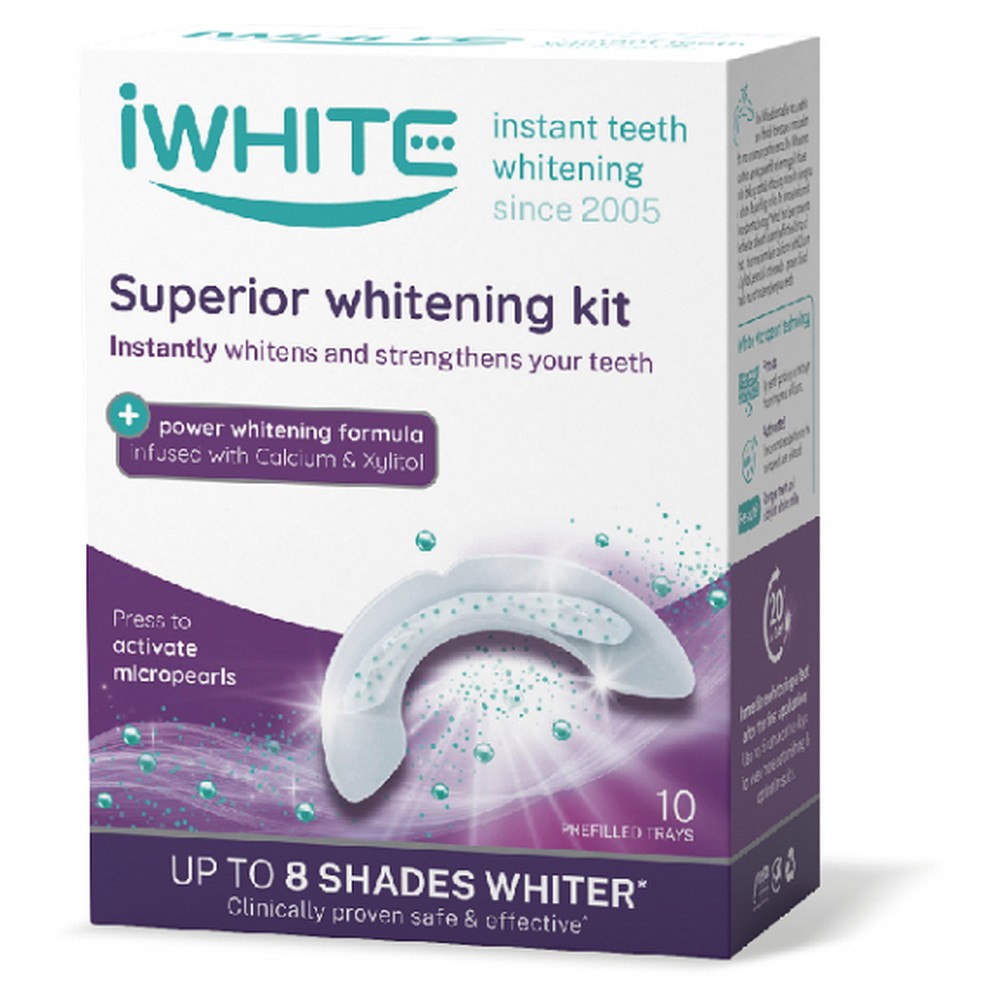 Набор для отбеливания WHITE Superior 10 х 0,8 грамма ,IWHITE Superior  whitening kit 10 x 0.8 grams — Pahrmacydiscount