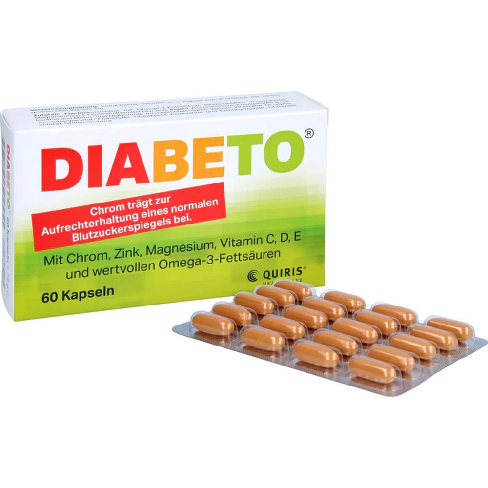 DIABETO Capsules, 60 pcs – Pahrmacydiscount