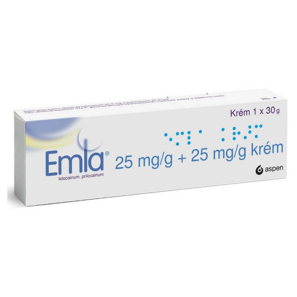 EMLA 5% cream 30g,EMLA Krém 25 mg 30 g – Pahrmacydiscount